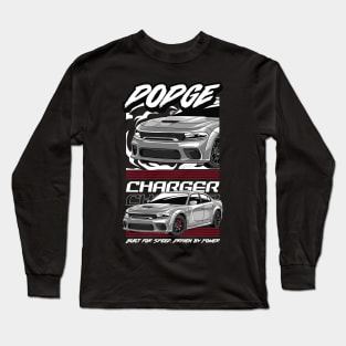 American Charger SRT Hellcat Car Long Sleeve T-Shirt